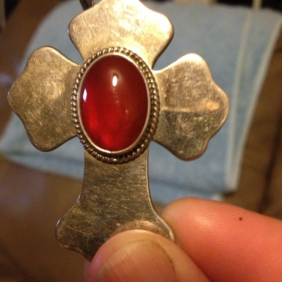 Sterling Silver Carnelian stone - Picture 3 of 3