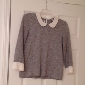 Jcrew Peter Pan Collar Shirt