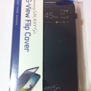 Samsung S4 S-View flipcase (Black)