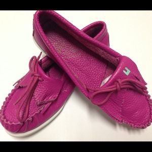 Le Bunny Bleu Leather Boat Shoes