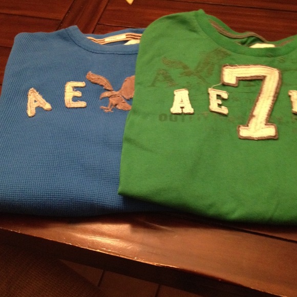 American Eagle (men's) long sleeve shirts