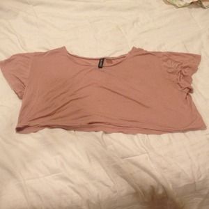 Mauve crop top
