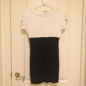 Black white dress
