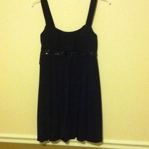 Stylish black bubble dress