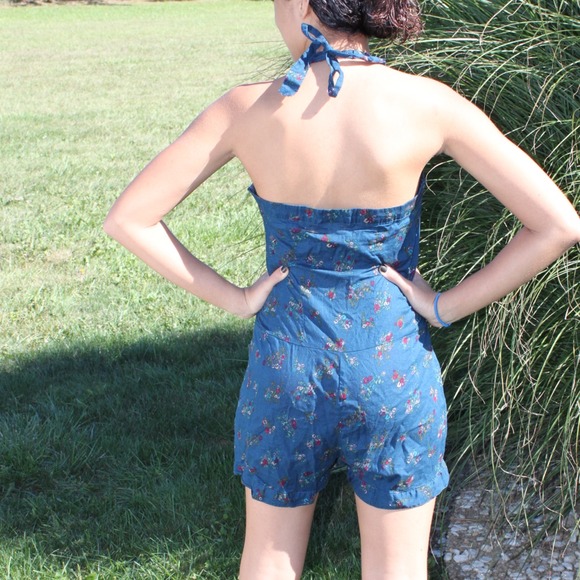 Halter Top Romper - Picture 3 of 3