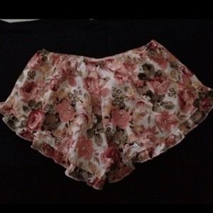 Floral brandy vodi shorts