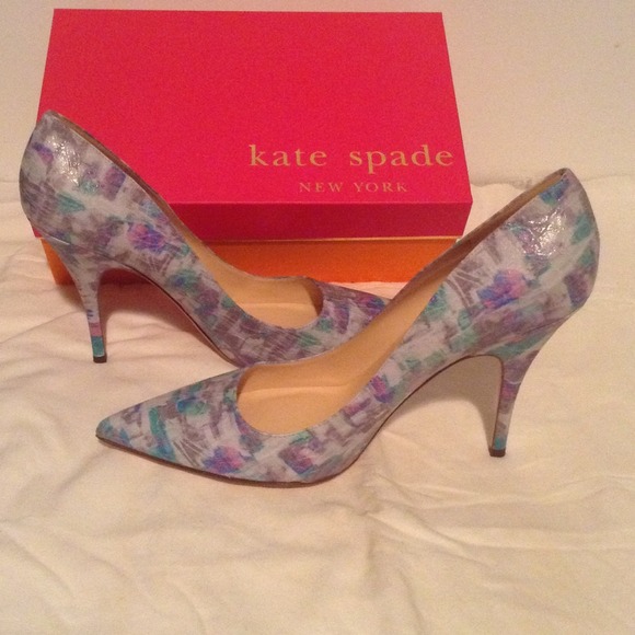 Reduced! Kate spade licorice stiletto pumps