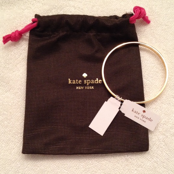 Kate Spade gold "Idiom" bangle