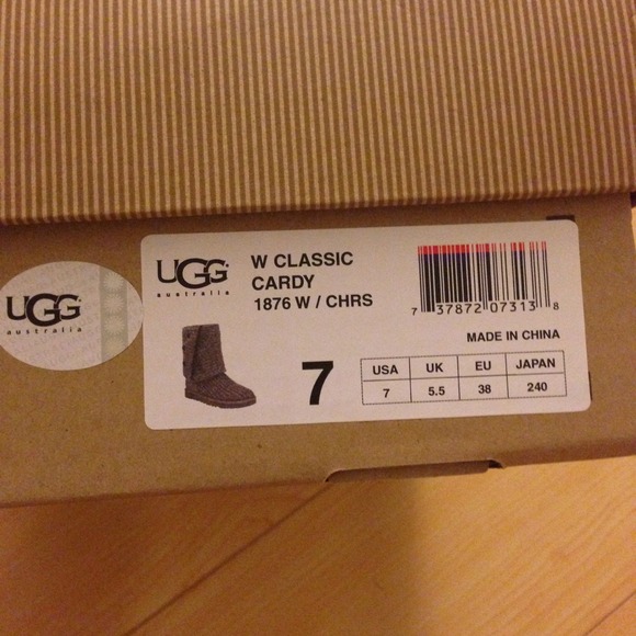 ugg classic cardy charcoal metallic ugg classic cardy charcoal metallic