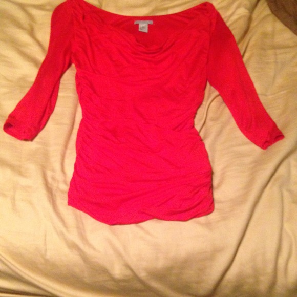 Red H&M blouse