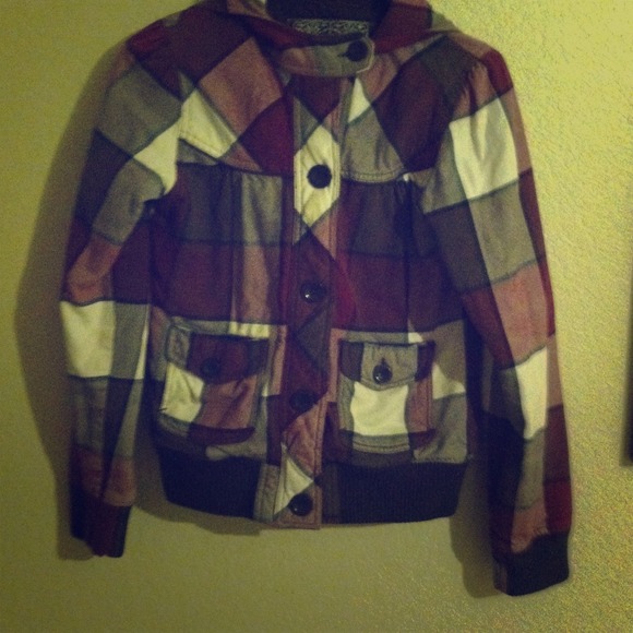 Fox riders plaid coat