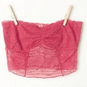 Free people lace crop/bandeau top