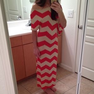 Boutique asymmetrical maxi dress