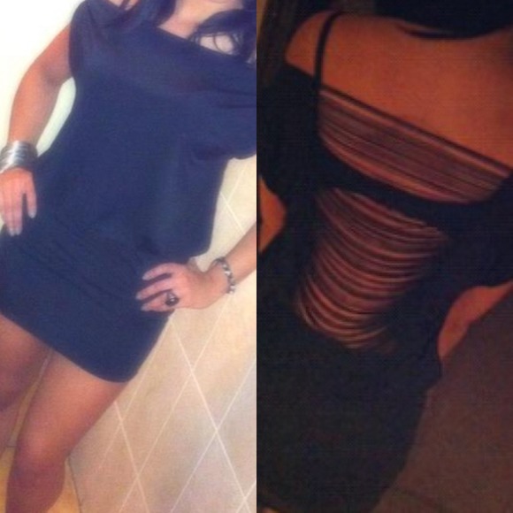 black dress