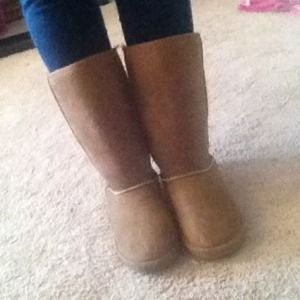 Tan boots