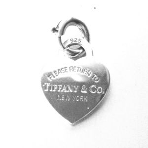 Authentic Tiffany & Co. Signature heart charm