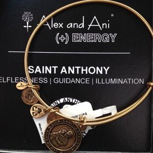 💛on hold💛 Gold Alex and ani Saint Anthony bangle