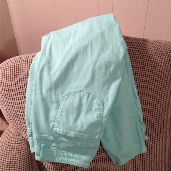 Mint colored pants