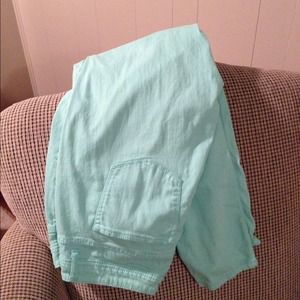 Mint colored pants