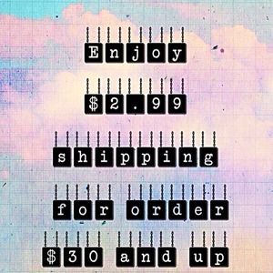 Shipping fee for $2.99!