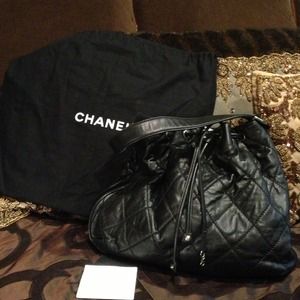 💢NO LONGER AVAILABLE💢Chanel Black Drawstring Bag