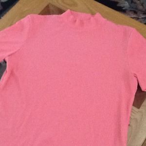 Donated..Worthington tangerine mock turtleneck
