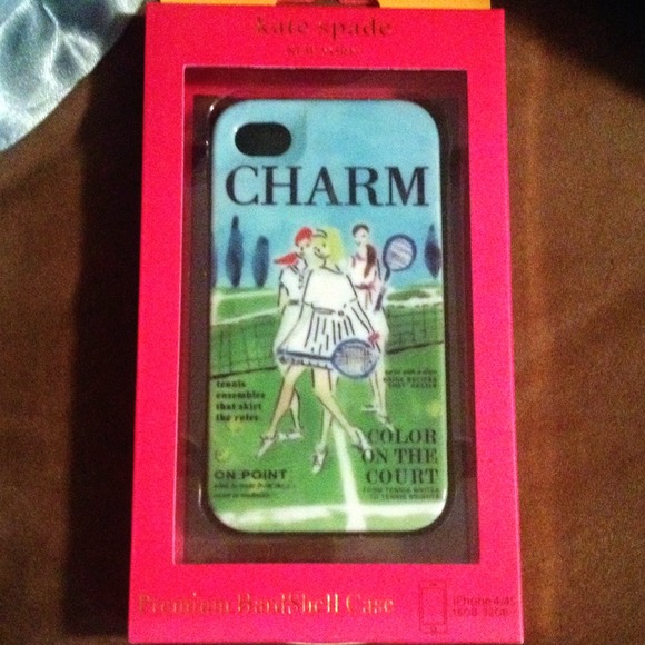 🚫SOLD🚫Kate SpadeNY Charm on the Court iPhone4/4s