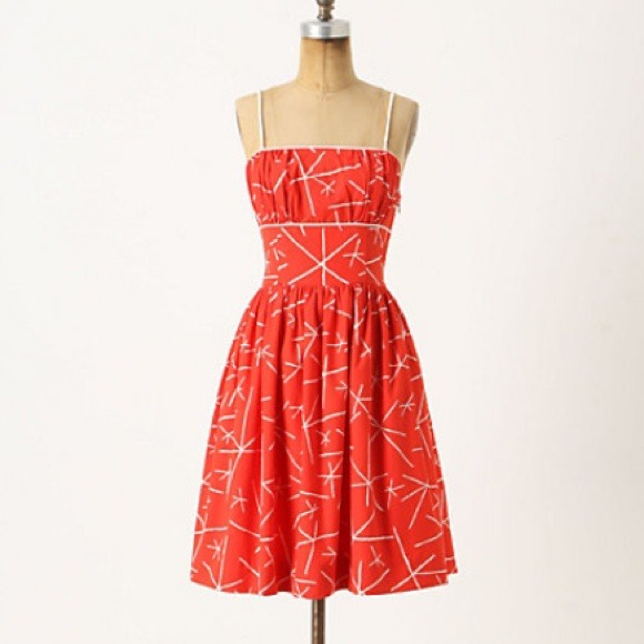 Anthropologie Nostalgic Asterisks dress