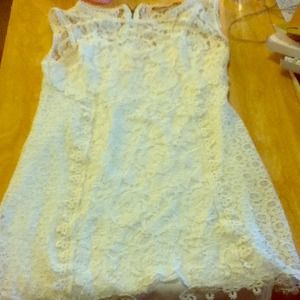 A white Malloy dress