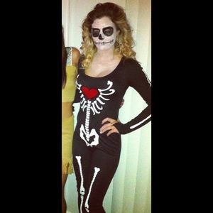 🎃💀Sexy Skeleton Costume! Lights Up!💀🎃