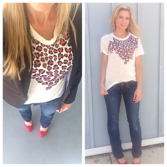 Kessley Tops - 🚫Restocking🚫New leopard spot knit top