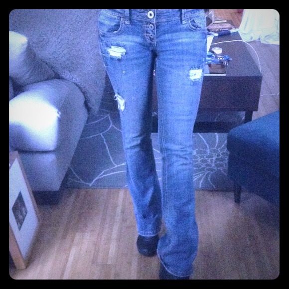 SOLD in bundle!! Amethyst Jeans, button down
