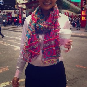 Colorful scarf