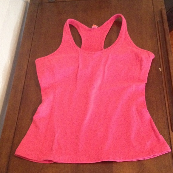 ❗️SOLD❗️Large Lucy racer back workout top. Coral.