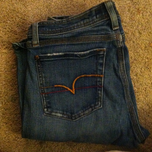 Flare denim jeans