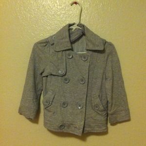 Heather gray sweater