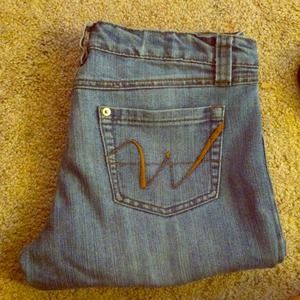 Light blue boot cut WetSeal jeans