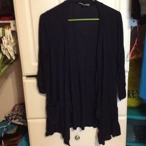 Dark blue quarter sleeve cardigan 🔵