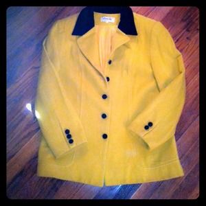 2 piece mustard color suit!!