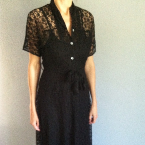 Tea Length Chan Luu Lace Dress