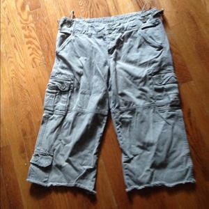 A&F cargo capris. Really cute baggy fit! Size 10
