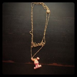 Betsey Johnson honey bunny necklace