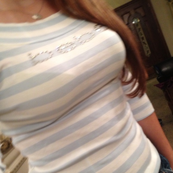 RESERVED FOR @cynsey925 Bebe Striped Blouse
