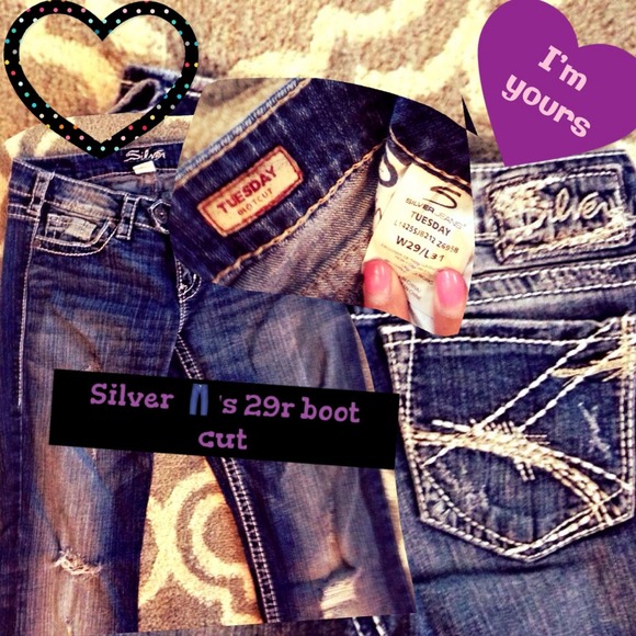Silver & big star jeans bundled for Jlve123❌❌