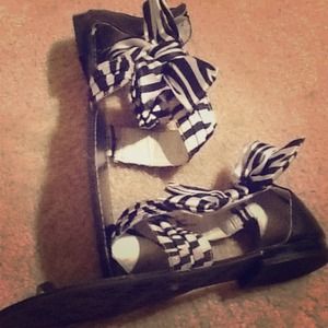 Zebra Sandals