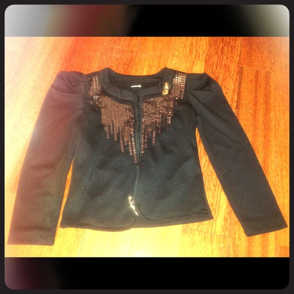 Girl sequin sweater/jacket