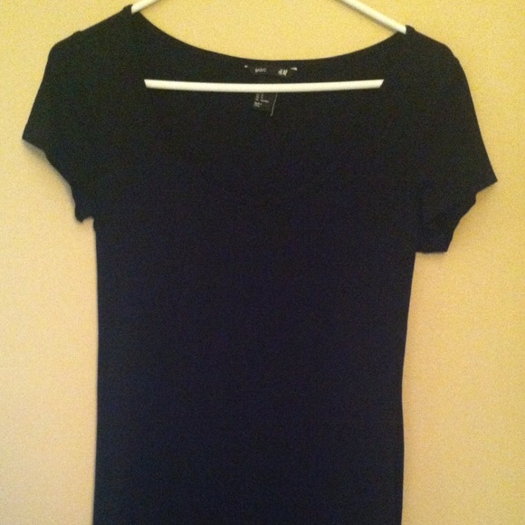 H&M basic black dress