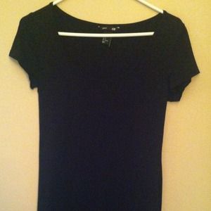 H&M basic black dress