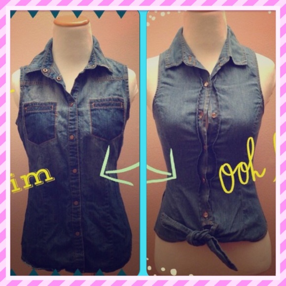 🔵BUNDLE! Denim  sleeveless top🔷
