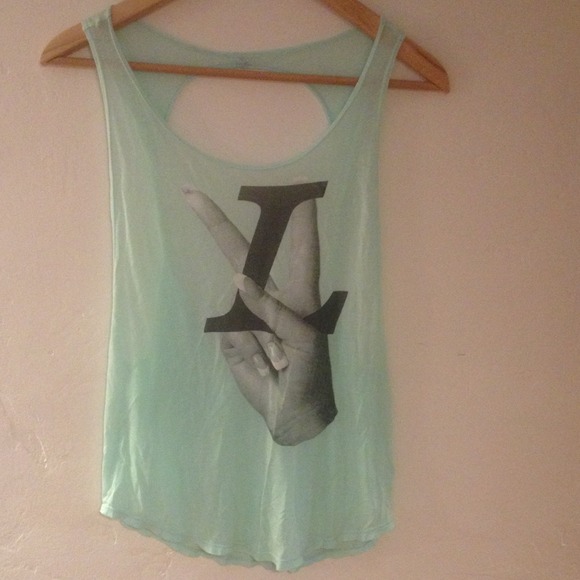 TRADED***** LV tank top OPEN BACK